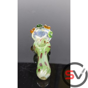 DOUBLE BOWL BUDDING FLOWER HAND PIPE 5inch